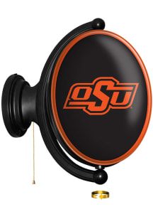 The Fan-Brand Oklahoma State Cowboys Oval Rotating Lighted Sign
