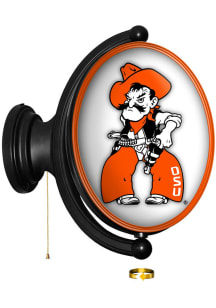 The Fan-Brand Oklahoma State Cowboys Pete Oval Rotating Lighted Sign