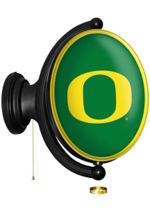 The Fan-Brand Oregon Ducks Oval Illuminated Rotating Sign