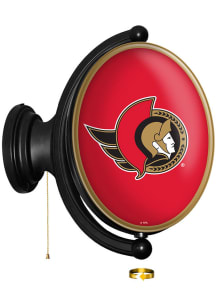The Fan-Brand Ottawa Senators Oval Rotating Lighted Sign
