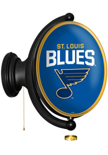 The Fan-Brand St Louis Blues Oval Rotating Lighted Sign