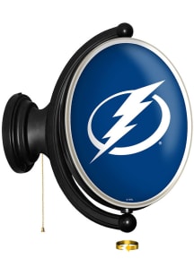 The Fan-Brand Tampa Bay Lightning Oval Rotating Lighted Sign