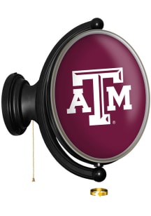 The Fan-Brand Texas A&amp;M Aggies Oval Rotating Lighted Sign