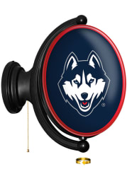 UConn Huskies Oval Rotating Lighted Sign