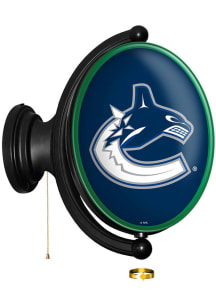 The Fan-Brand Vancouver Canucks Oval Rotating Lighted Sign