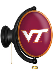 Virginia Tech Hokies Oval Illuminated Rotating Sign