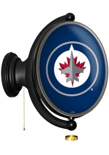 The Fan-Brand Winnipeg Jets Oval Rotating Lighted Sign