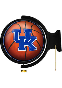 The Fan-Brand Kentucky Wildcats Basketball Round Rotating Lighted Sign