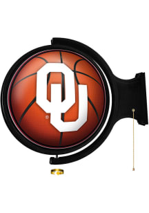 The Fan-Brand Oklahoma Sooners Basketball Round Rotating Lighted Sign