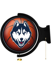 UConn Huskies Basketball Round Rotating Lighted Sign