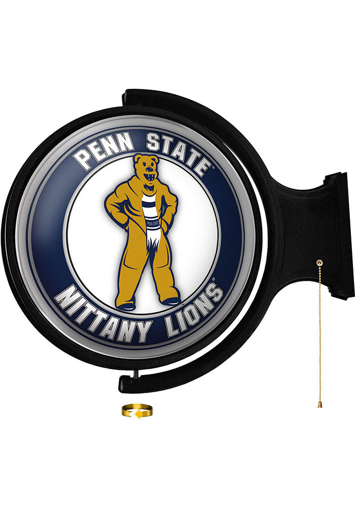Penn State Nittany Lions Mascot Round Rotating Lighted Sign