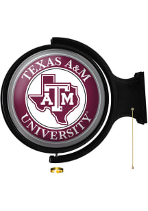 The Fan-Brand Texas A&amp;M Aggies Mascot Round Rotating Lighted Sign