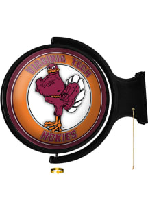 The Fan-Brand Virginia Tech Hokies Mascot Round Rotating Lighted Sign