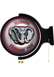 Alabama Crimson Tide Al Logo Round Rotating Lighted Sign