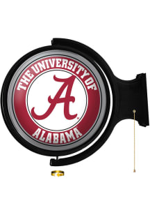 The Fan-Brand Alabama Crimson Tide Round Rotating Lighted Sign