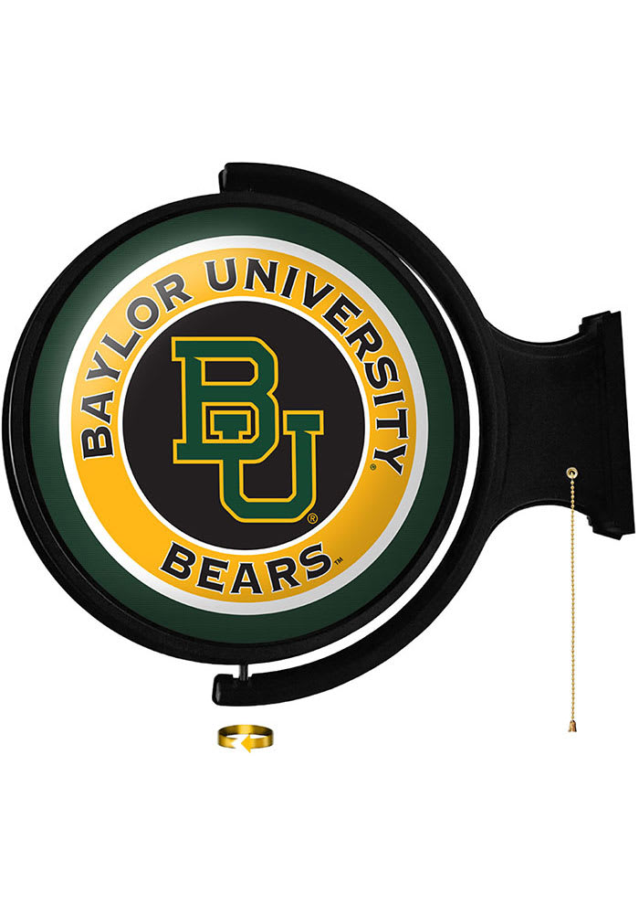 Baylor Bears Round Rotating Lighted Sign
