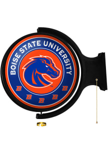The Fan-Brand Boise State Broncos Round Rotating Lighted Sign