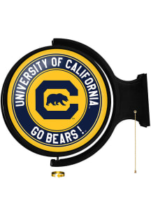 The Fan-Brand Cal Golden Bears Go Bears Round Rotating Lighted Sign