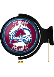 Colorado Avalanche Round Rotating Lighted Sign