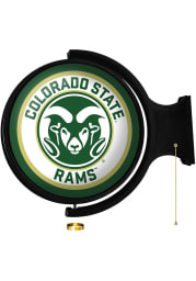 Colorado State Rams Round Rotating Lighted Sign