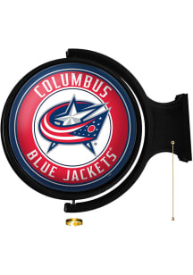 The Fan-Brand Columbus Blue Jackets Round Rotating Lighted Sign