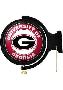 The Fan-Brand Georgia Bulldogs Round Rotating Lighted Sign
