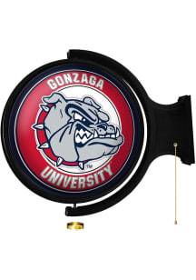 The Fan-Brand Gonzaga Bulldogs Round Rotating Lighted Sign
