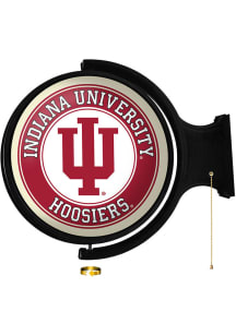 The Fan-Brand Indiana Hoosiers Round Rotating Lighted Sign