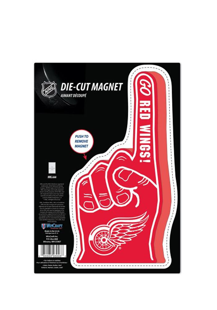Detroit Red Wings Die Cut #1 Finger Magnet