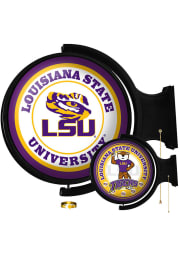 LSU Tigers Doublesided Round Rotating Lighted Sign