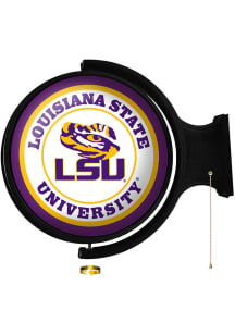 The Fan-Brand LSU Tigers Round Rotating Lighted Sign