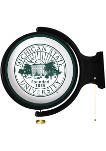 The Fan-Brand Michigan State Spartans Seal Round Rotating Lighted Sign