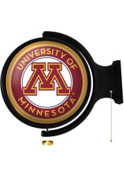 Minnesota Golden Gophers Round Rotating Lighted Sign
