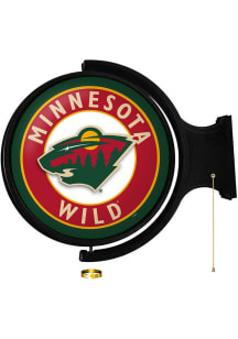 The Fan-Brand Minnesota Wild Round Rotating Lighted Sign