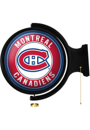 Montreal Canadiens Round Rotating Lighted Sign