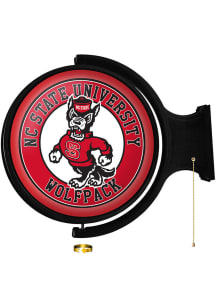 The Fan-Brand NC State Wolfpack Tuffy Round Rotating Lighted Sign