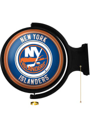 New York Islanders Round Rotating Lighted Sign