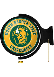 The Fan-Brand North Dakota State Bison Thunder Round Rotating Lighted Sign