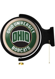 The Fan-Brand Ohio Bobcats State-themed Round Rotating Lighted Sign
