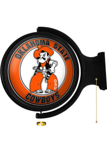 The Fan-Brand Oklahoma State Cowboys Pistol Pete Round Rotating Lighted Sign