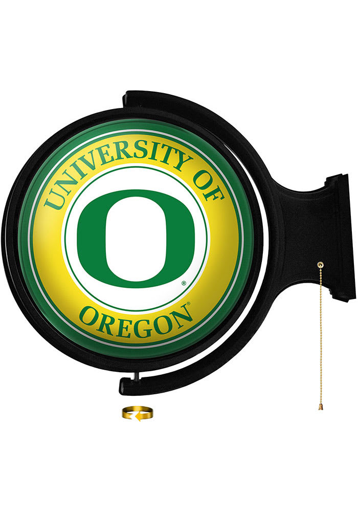 Oregon Ducks Round Rotating Lighted Sign