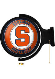 Syracuse Orange Round Rotating Lighted Sign
