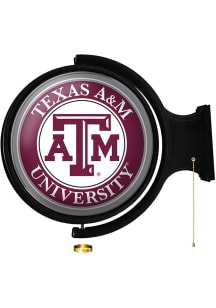 The Fan-Brand Texas A&amp;M Aggies Round Rotating Lighted Sign