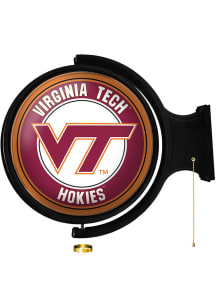 The Fan-Brand Virginia Tech Hokies Round Rotating Lighted Sign