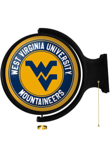 The Fan-Brand West Virginia Mountaineers Round Rotating Lighted Sign