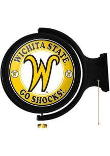 The Fan-Brand Wichita State Shockers Script Round Rotating Lighted Sign