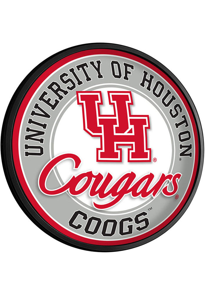 Houston Cougars Mascot Slimline Lighted Sign
