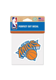 New York Knicks 4x4 Perfect Cut Auto Decal - Blue