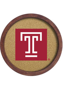 The Fan-Brand Temple Owls Barrel Top Cork Note Board Sign