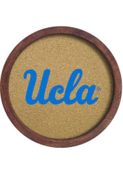UCLA Bruins Faux Barrel Framed Cork Board Sign
